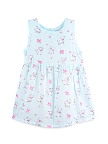 Image of Kidbea Bamboo Cotton Baby Girl Dress, Sleeveless Casual Wear Girls Frock