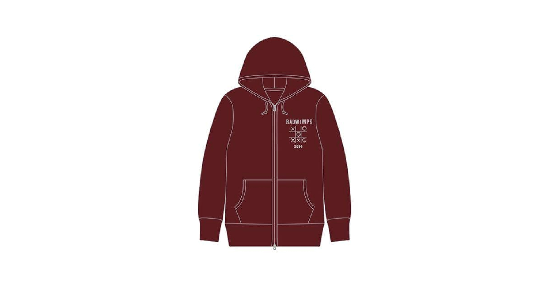 RADWIMPS パーカー　本や雑誌もセットにしました。 Amazon.co.jp: RADWIMPS「○×パーカー」 エンジ Sサイズ