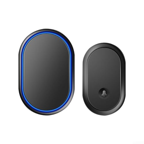 Campanello senza fili della gamma 300M, IP55 all'aperto impermeabile parete in porta kit resistente alle intemperie IP55 Design, opzioni di montaggio per porta d'ingresso