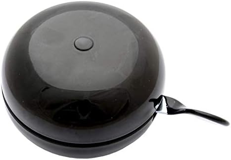 SIMSON Clear Bicycle Bell Dingdong Medium Black Nostalgic Sound Tone Large 80 mm