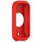 EpheyFIF Funda de silicona ultrafina, funda de silicona suave a prueba de golpes para Garmin Edge 1050 (rojo)