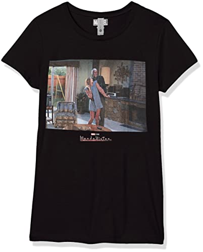 T-shirt Wandavision Marvel pour fille en noir taille M