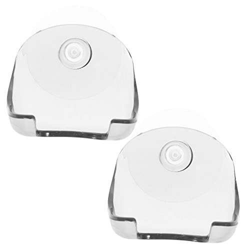Didiseaon Suction Cup Razor Holder Wall Razor Hanger 2pcs Shower Shaver Holder for Bathroom