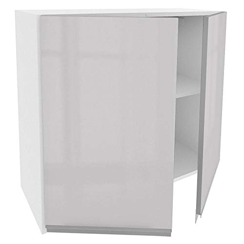 Armário Aéreo Alto G2580009 2 Portas Branco Glamy