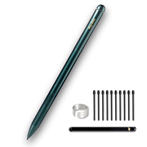 King Write MR05 EMR Stylus Pen for Kindle Scribe and Remarkable 2 Battery-Free Digital Pen with Eraser 4096 Pressure Sensitivity Palm Rejection Includes 10 Replacement Tips Green