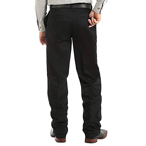 Wrangler Herren-Hose, Flache Vorderseite, lockere Passform, Freizeithose, Schwarz, 38W / 30L – Ansicht 2