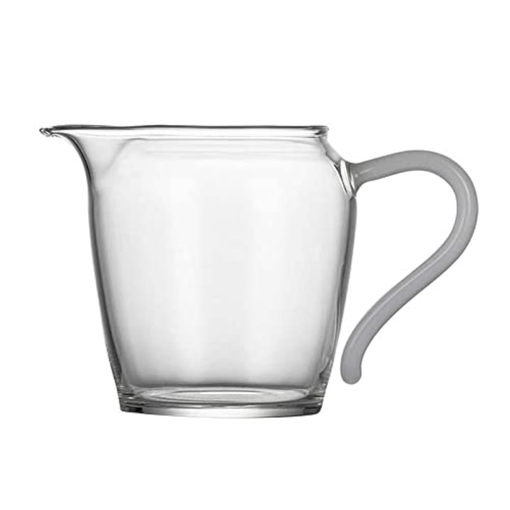 Glass Mug Ergonomic Handle Transparent For Blooming And Loose Tea Leaf Clear