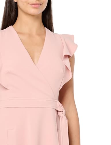 Robe fluide Tommy Hilfiger effet drapé avec manches volants pour silhouette affinée