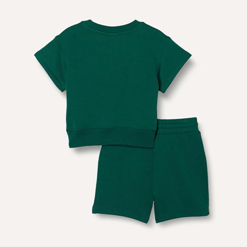 Image of Amazon Essentials Boys and Toddlers' Relaxed Fit Sweatshirt and Shorts Set