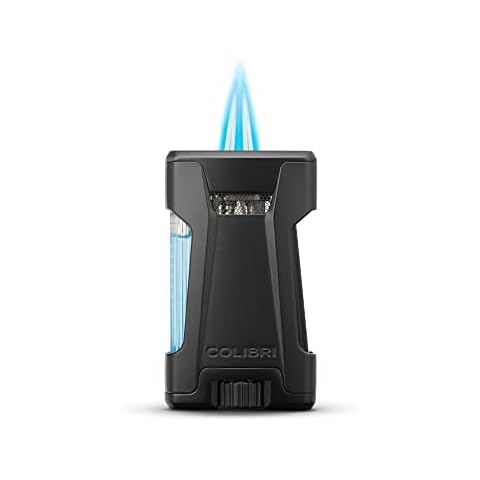 Colibri Rebel Jet Lighter with Dual Flames Cover
