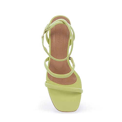 Sandália Nelly Lemon - Cor: Verde - Tamanho: 39