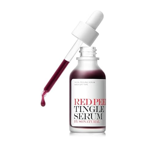 [So'natural Powder4room] Red Peel Tingle Serum, 1.2 fl oz (35ml) | Serum | Face Serum | Serum for Face | Aha Bha Serum | Aha Serum | Bha Serum | Aha exfoliant | Aha exfoliant for face Cover