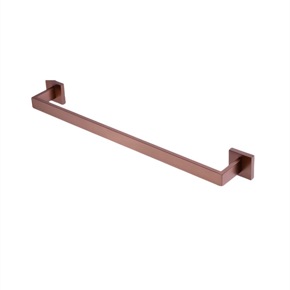 Ensemble d'accessoires de salle de bain en acier inoxydable noir et rose