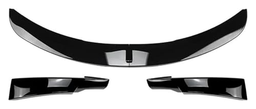 Spoiler de pare-chocs avant BMW E90 noir brillant aérodynamique