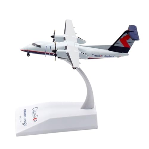 Avión de pasajeros en miniatura muy detallado escala 1/200 del Bombardier Q100 C-GAAM de Air Canada