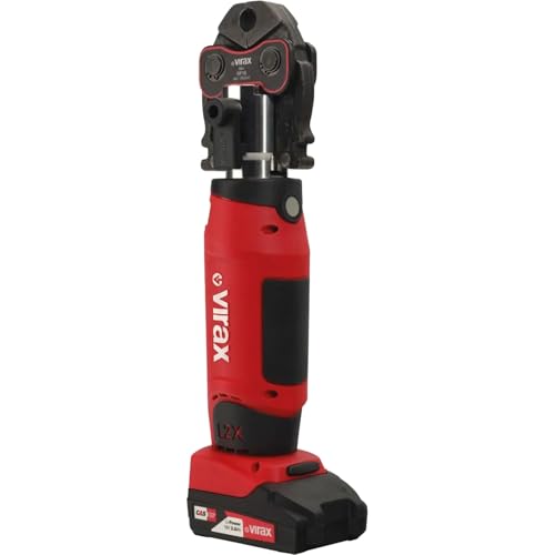 Virax Presse à sertir L2X Virax + pince mère + 2 batteries + inserts au choix-V Ø12-14-16-18-22...