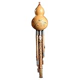 Hulusi Übungsinstrument C-Taste B Anfänger Hulusi Schüler-Kürbisflöte Für Kinder Nationales Blasinstrument Flöte Weicher Klang Und Langlebig (Color : BrownB, S : C-Key)
