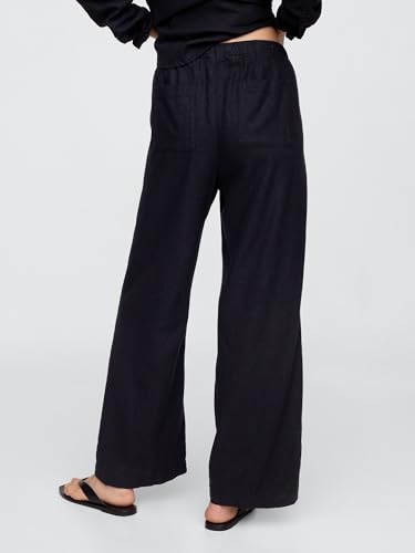 GAP Women's Wide Leg Linen Pull on Pant2