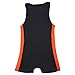 SPNSSTCR Men Bodysuit Sports Gym Athletic Supporters Undershirts Boxers Wrestling Singlets Jumpsuits Leotard (Black, Large)