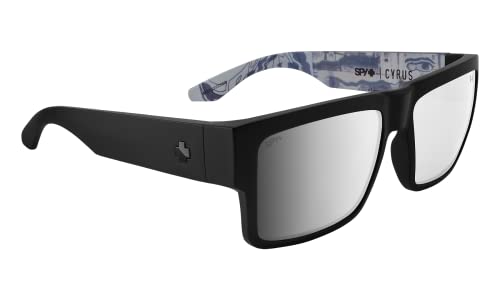 Image of Spy Optic Cyrus, Square Sunglasses, Color and Contrast Enhancing Lenses