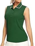 Hiverlay Polo Shirts for Women Sleeveless Golf Tank Tops Tennis Shirt Dry Fit UPF 50+ Lightweight...