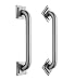 Jaclo 2718-VB Grab Bar with Contemporary Square/Diamond Flange, Vintage Bronze, 18"