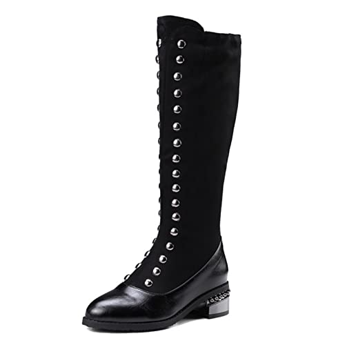 Bottes de danse au genou grande taille confortables pour pieds larges et pole dance