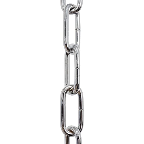 Image of RCH Hardware CH-ST59-U58-PC Steel Chandelier Chain 3 Gauge, Polished Chrome (1 Foot)