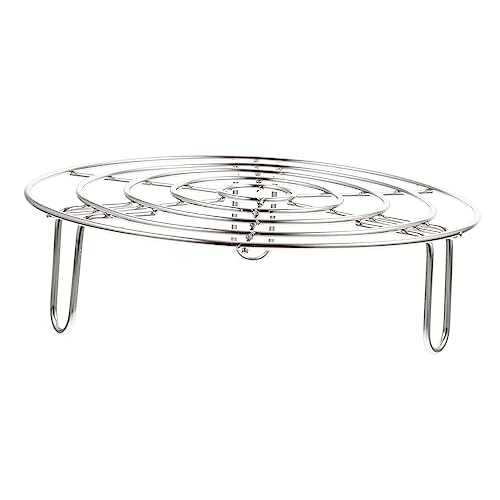 EPIGEIST Rejilla de Vapor Inoxidable Resistente al Calor Soporte Práctico para Cocinar al Vapor para Camping y Uso Doméstico Mediano