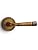 SORWDUERM 1 Pack Antique Brass Door Lever Passage Door Levers Interior Door Handle for Hall and Closet,Zinc Alloy
