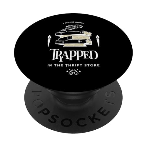 Rescate Libros atrapados en la Tienda de Segunda Mano PopSockets PopGrip Adhesivo