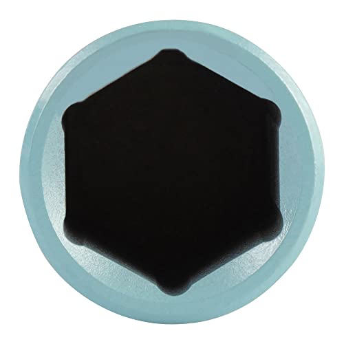 Image of AFF Torque Limiting Socket, 1 /2 inch Drive, 140 ft /lb, 22mm-7 /8 inch, Turquoise, 40245