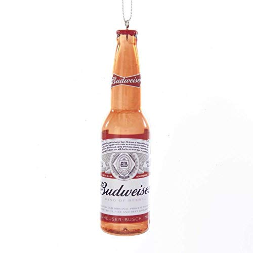 Kurt Adler Budweiser Bottle Ornament, Plastic, Holiday, Parties & Gatherings