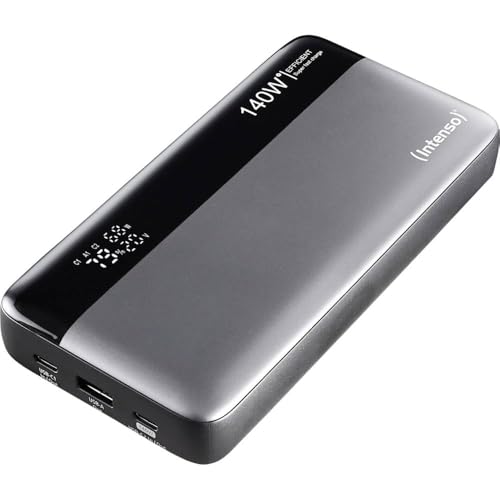 Intenso Powerbank HE25000 140W Power Delivery, 25000mAh Externer Akku, Schnellladung für MacBook, iPhone, Samsung Galaxy, iPad… – Ansicht 4