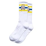Generic  Embroidered Shark Camo Socks Towel Bottom Crew for Men (Embroidered-4)