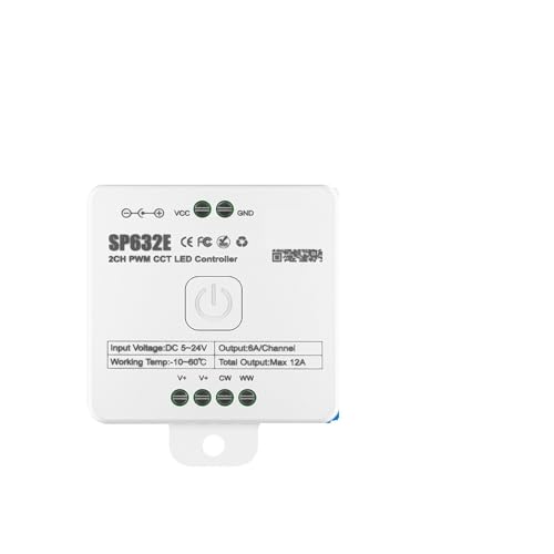SP631E PWM monochrome LED controller SP632E PWM CCT controller supports RB1/RC2 remote control LED controller LED dimmer(WM-SP63