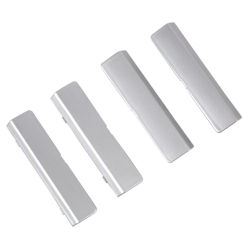 L2R for Toyota Highlander (2020-2024) Roof Rack Rails End Cap Leg Cover Protector Shell Plastic Car Exterior Accessories 4PCS Only Fit OEM Roof Racks (Silver)