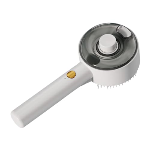 Cepillo de vapor para gatos para desprendimiento, peine de pelo de gato y perro, cepillo recargable por USB, cepillo para gatos vaporosos, peine de depilación en aerosol para mascotas, peine de pelo