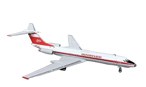 Modèle d'avion Tu-134 réplique 1/400 collection avion de ligne en alliage