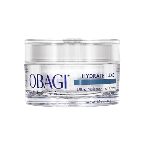 Obagi Hydrate Luxe Ultra-Rich Moisturizer – Non-Comedogenic with Tara Seed Extract and Biomimetic Peptides – Night Face Cream for Dry, Sensitive, or Aging Skin