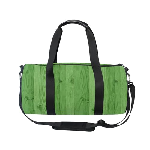 Striped Green Wood Texture Vintage Large Travel Duffle Bag Carry On Airport Bag Travel Large Capacity2