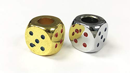 Eclipse HHB Dice Shaped Metal Cigarette Snuffer, 2ct, Assorted Colors, BUTT15D