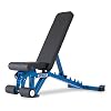 REP FID Foldable Weight Bench, Incline Decline Chair for Home Gym, Compact Portable Stationary Equipment, Heavy Duty Strength Training Platform, Adjustable Situp Dumbbell Workout Support, AB-3000
