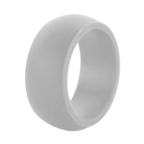 2Pack Customize Wedding Band Promise Egagement Rings For Him Her Couple Silicone Rings 8mm Black&Black Dome Comfort Fit Silica Gel Rings,Wedding Gifts For Husband4