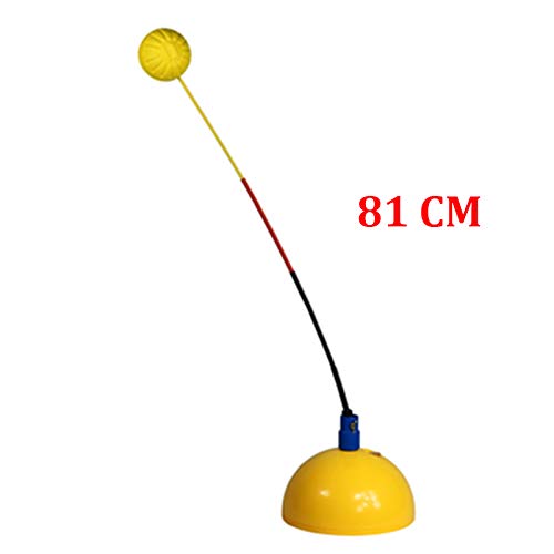 Full 90 Portable Tennis Trainer Practice Rebound Training Tool Professional Stereotype Swing Ball Machine Beginners Self-Study Accessory