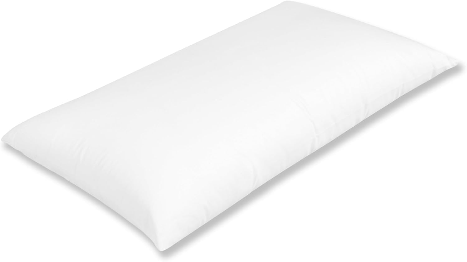 Moshy Almohada de Fibra Alba Antiácaros, Altura y Firmeza Alta, Doble Funda de Polialgodón con Tratamiento Sanitized (150 cm)