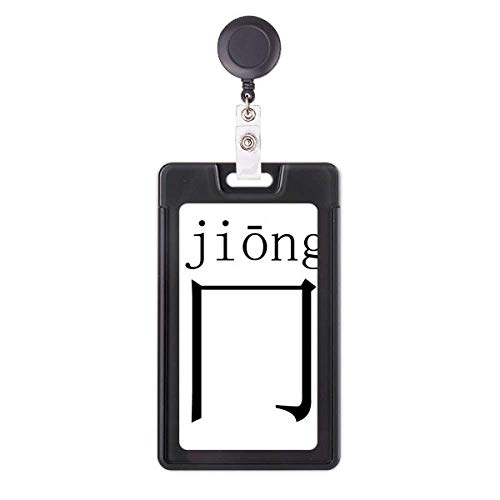 Étui rétractable Jiong pour badge avec cordon extensible fluide et robuste