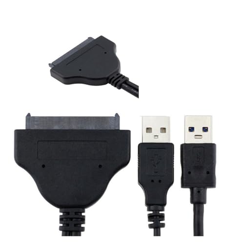 Adaptador USB 3.0 a SATA 22 Pin para HDD 2.5/3.5" miniatura 6