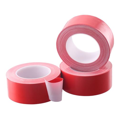 Image of 3 Pack 2 x 35 Yards Duct Tape Premium,Pink Cloth-Based Single-Sided Tape,Handmade Tape,Easy Tear Free Strong Adhesive for DIY Art Packaging Office School Home