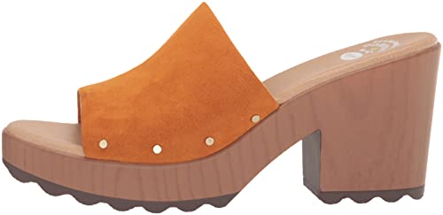 Dr. Scholl's Shoes Women's Wake Up Slides Sandal, Gold Yellow Fabric, 9 #TOP7